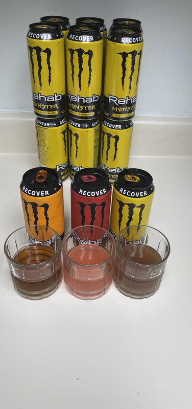 MONSTER MONSTER REHAB TE' AL LIMONE ENERGY NON GASATO 12 X 500 ML