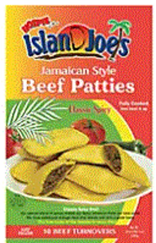 Island Joe's Jamaican Style Beef Turnover Patties, Classic