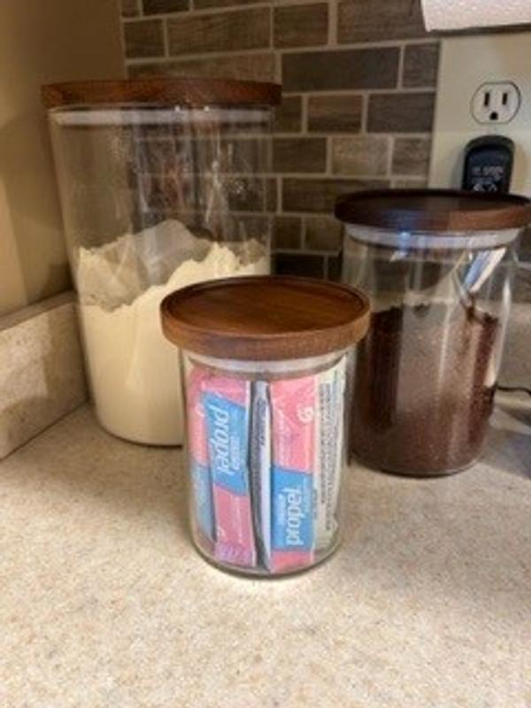 Member's Mark 5-Piece Glass Canisters (Assorted Colors) - Sam's Club