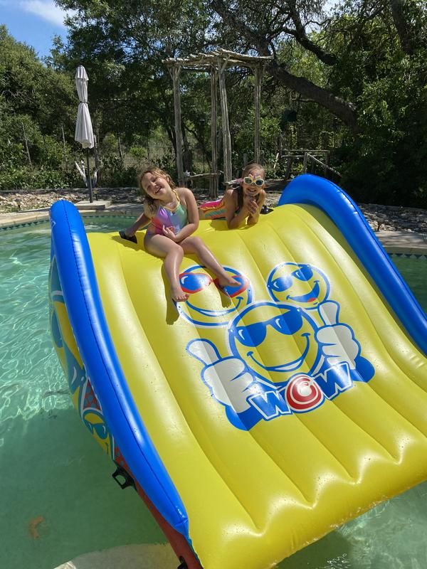 WOW Sports online Floating Slide Island and Water Walkway Combo