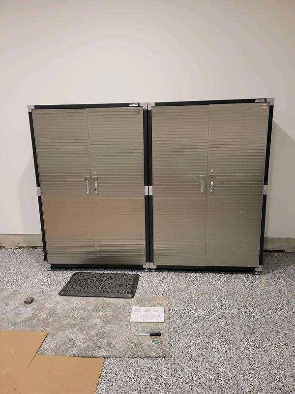 Seville Classics UltraHD 8-Piece Steel Garage Cabinet Storage Set With  Rolling Workbench, 14 Feet Wide - Sam's Club