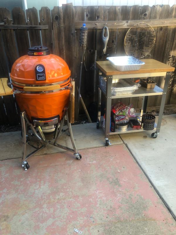 Quick review on the Vision Grills Cadet Kamado - The BBQ BRETHREN