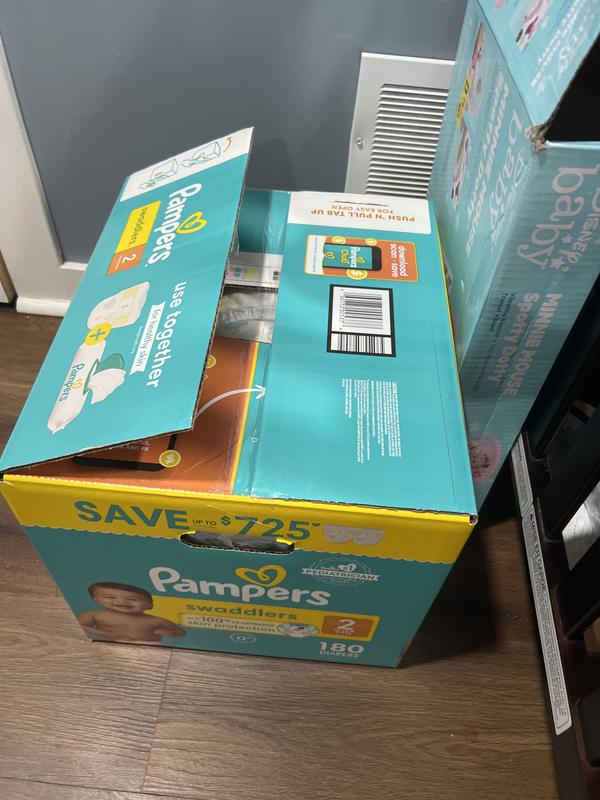 Pampers Swaddlers, Size 2 (12-18 lbs.), 184 ct. - Sam's Club