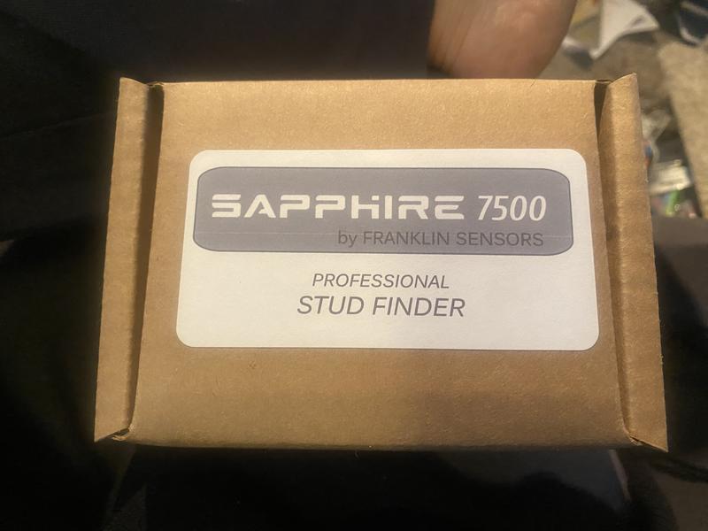 Sapphire 7500 Stud Finder With Bubble Level And Ruler - Sam's Club