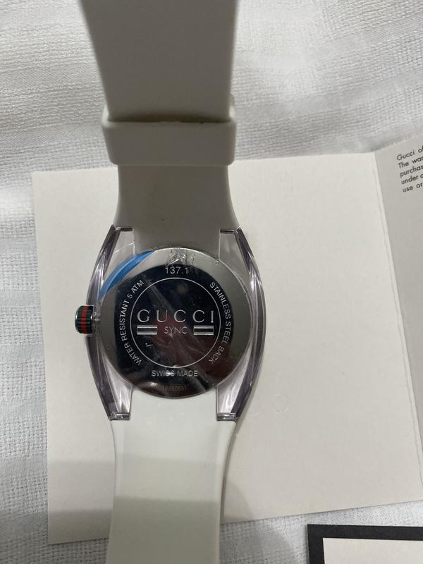 Gucci Sync Quartz Rubber Watch, 45mm - Sam's Club