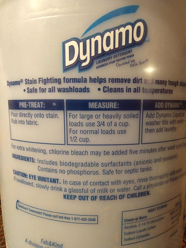 dynamo laundry detergent