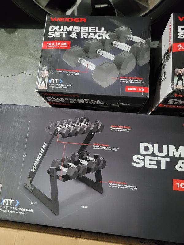 Dumbbell set with rack sam's club new arrivals