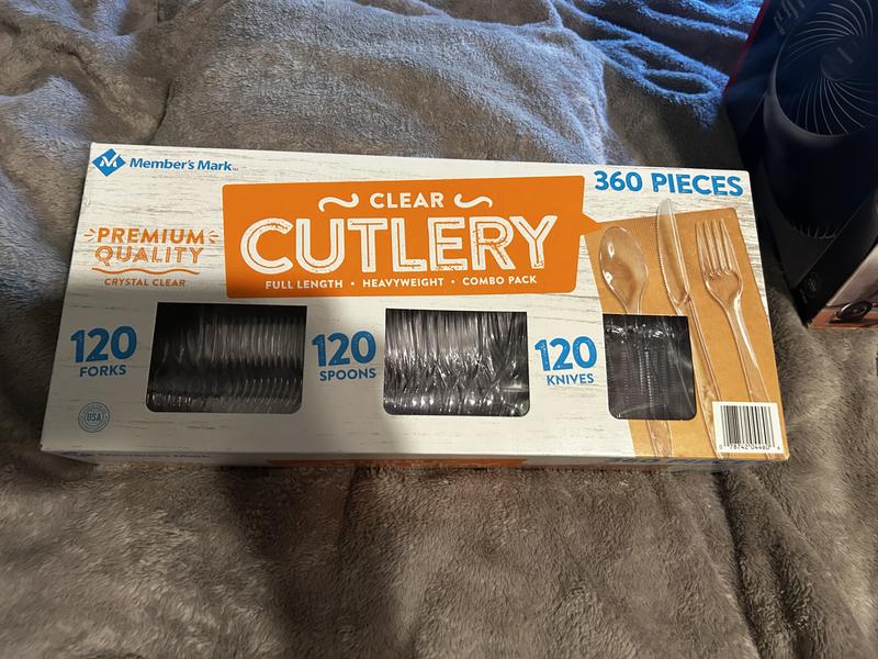 Hefty Clear Plastic Cutlery Combo Pack (360 ct.) - Sam's Club