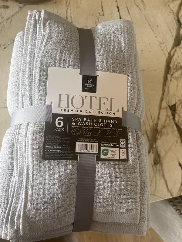 Member's Mark Hotel Premier 6-Piece Towel Set, Assorted Colors