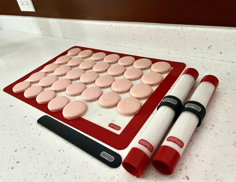 Dexas 3-Pack Silicone Baking Mats (Red)