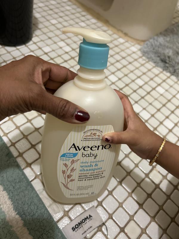 Aveeno Baby Gentle Wash & Shampoo With Natural Oat Extract For