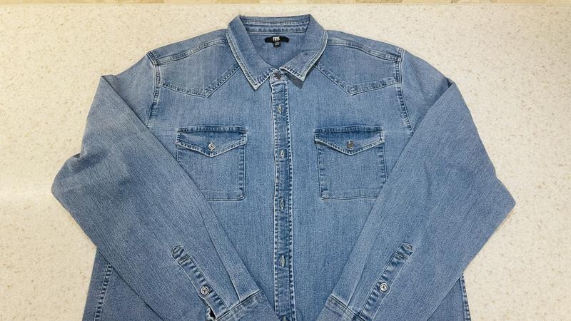 シャツ IONSEOUL Frue Vintage Washing Denim Half Shirt JP5D0060 25baut_b3102_mdn_c0948748-4f81