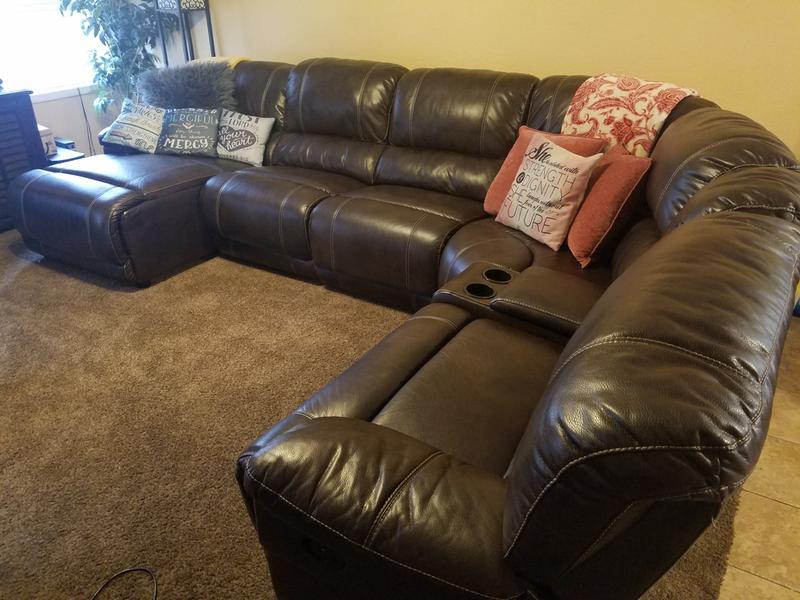 Carrington 6 Piece Sectional Sofa Baci Living Room