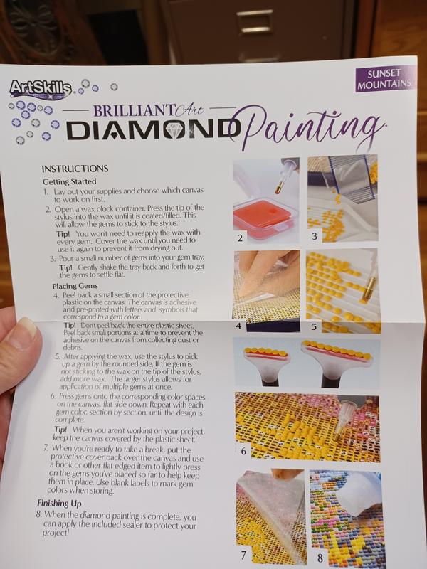 Artskills Brilliant Art Diamond Painting Night Walk, Dimand Art Paintings