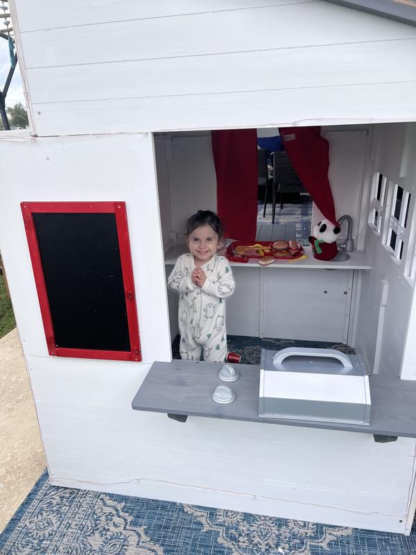 Picnic Table Kidkraft White Modern Playhouse Custom Modern Wood