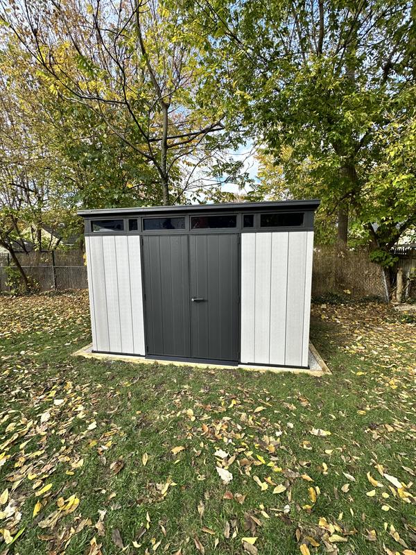 Artisan Grey Large Storage Shed - 11x7 Shed - Keter US