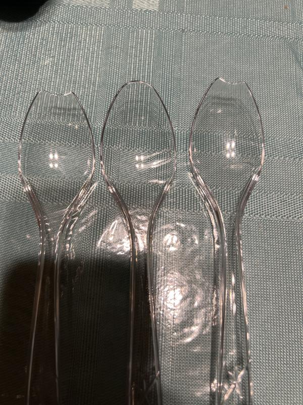 Plastic 48pc Clear Combo Cutlery – King Zak