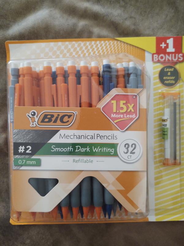  Bic Criterium Mechanical Pencil Leads 0.7 mm (Blister Pack of  2), gray : Office Products