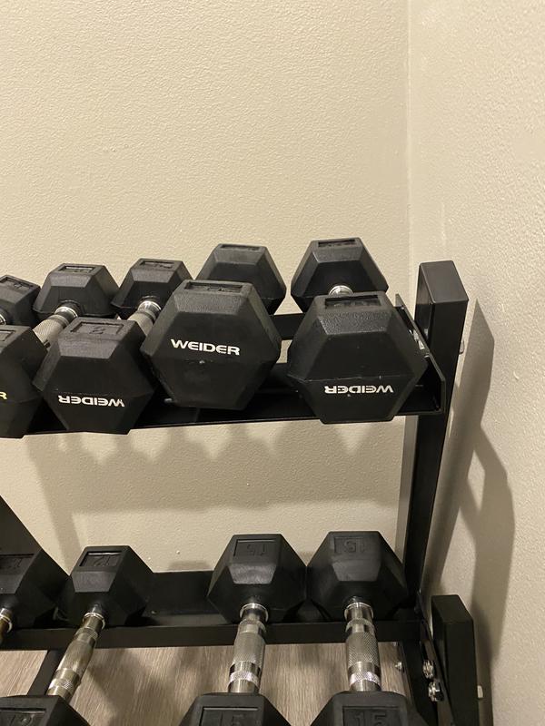 Sam's club dumbbell set with rack sale