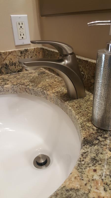 Moen Zarina 1 Handle Lavatory Faucet In Spot Resist Brushed Nickel