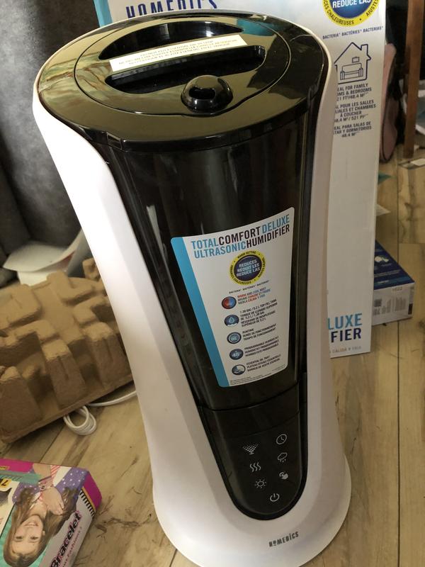 HoMedics Total Comfort Deluxe Humidifier with Bonus Cordless, Rechargeable,  Portable Ultrasonic Humidifier - Sam's Club