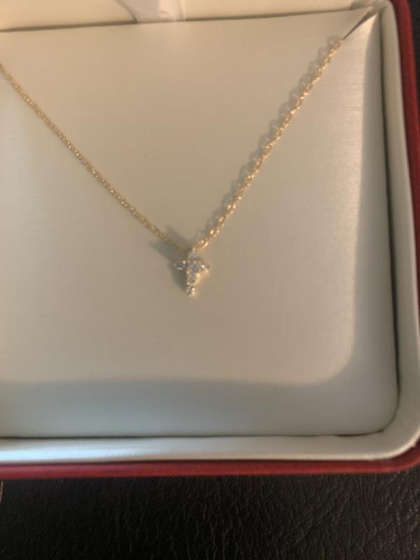 Diamond Cross Necklace Sam's Club Gold Cross Pendant 14k