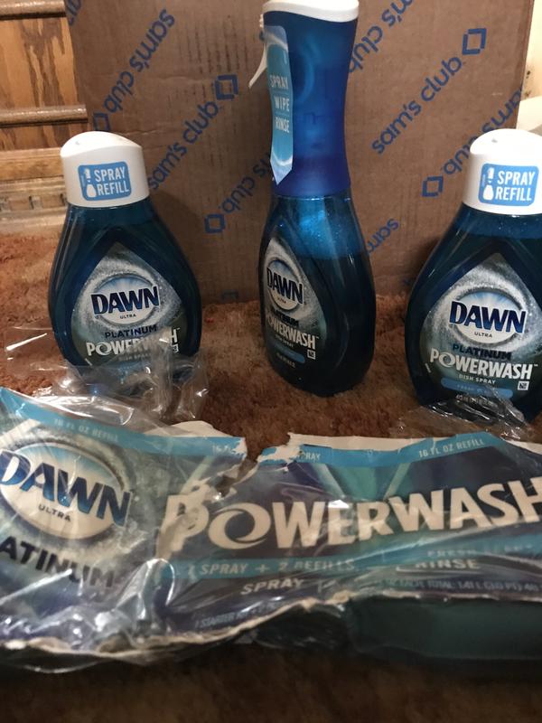 Dawn Platinum Powerwash Dish Spray & Refill Set, Fresh Scent (1