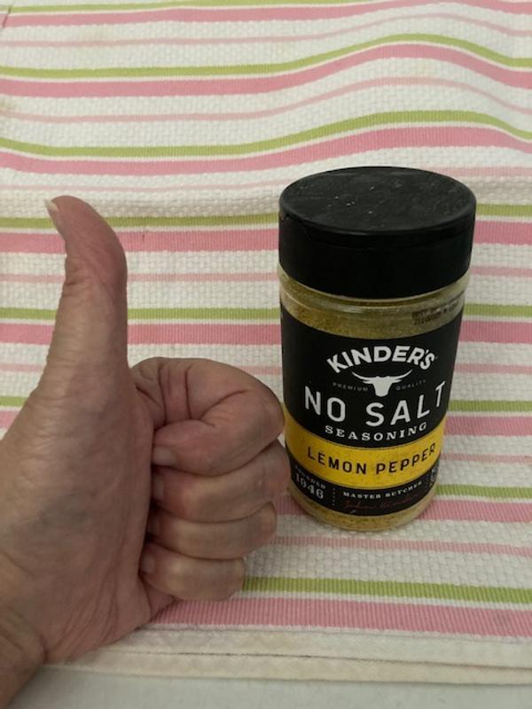  KINDER'S No Salt Lemon Pepper Seasoning Blend (8.7