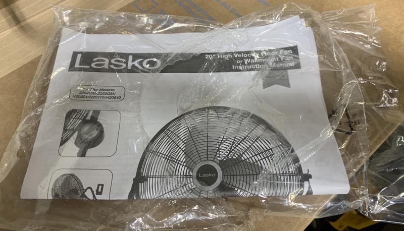 Lasko Max Performance 20 High Velocity Floor or Wallmount Fan - Sam's Club