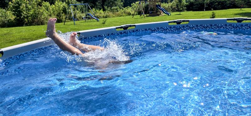 pool Bestway Power Steel Round Above Ground Pool Set, L 14' x W