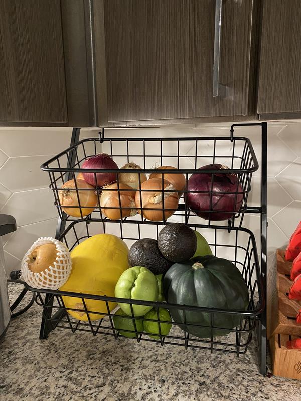 Member's Mark 2-Tier Round Basket Stand (Assorted Colors) - Sam's Club