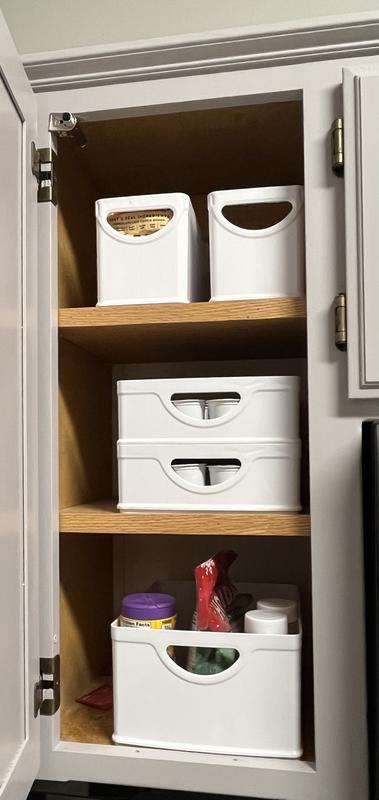 iDesign 9-Piece Recycled White Stacking Kitchen and Pantry Storage Set -  Sam's Club