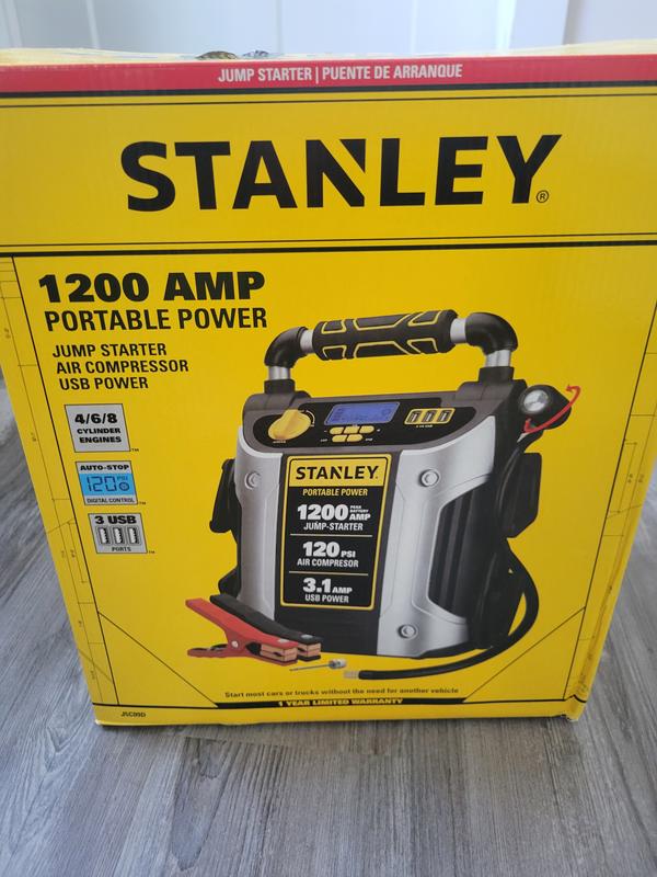 Stanley 1200 amp store jump starter