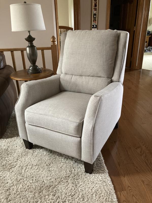 Drexel Ashland Cream Fabric Hi Leg Pushback Recliner Sam s Club