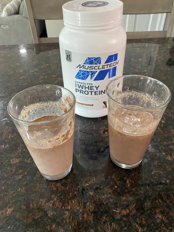 MuscleTech Grass Fed 100% Whey Protein, Chocolate - Sam's Club