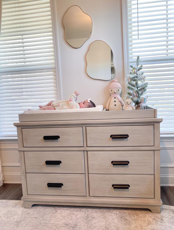 Drawer Dresser Simmons Kids Asher 6-Drawer Dresser With Changing