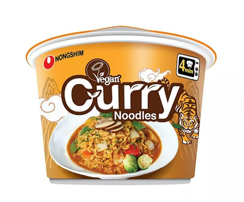 Nongshim Vegan Curry Ramen Big Noodle Bowl (6 pk.) - Sam's Club