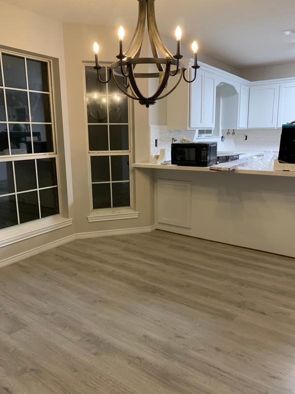 Select Surfaces Harbor Gray Rigid Core Vinyl Plank Flooring