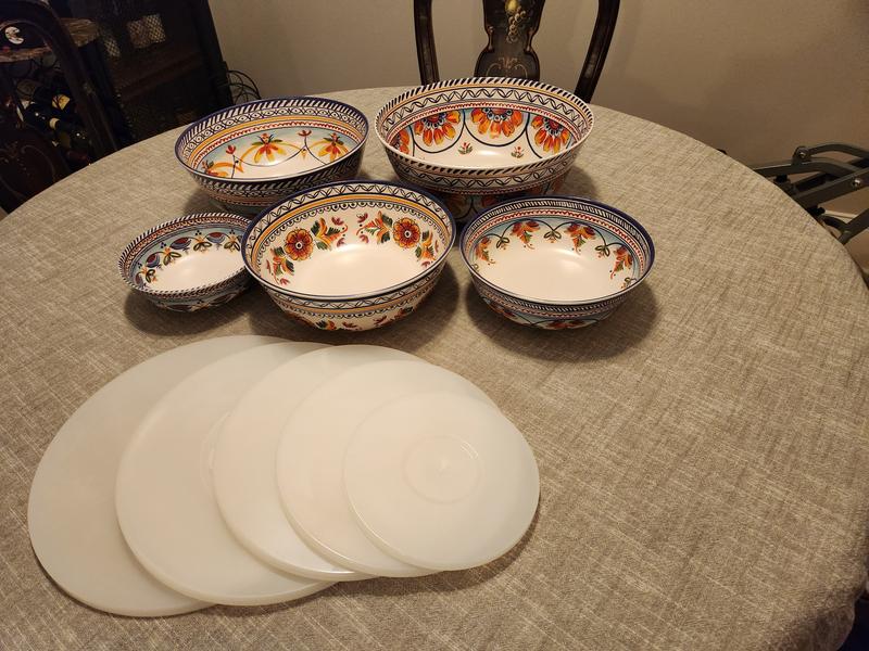 Melamine Bowls with Lids, 10-Piece Set (Assorted Colors) - Sam's Club