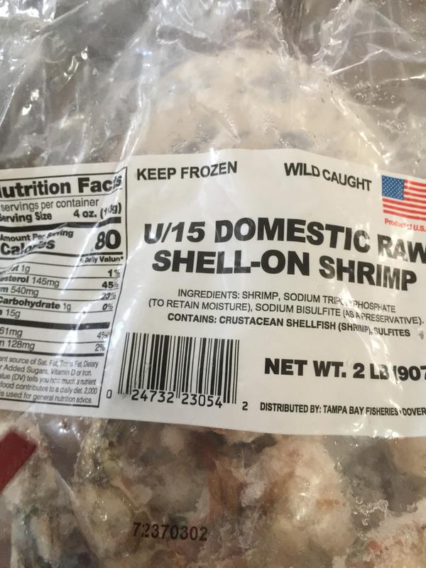 U 15 Raw White Shrimp 2lbs Sam S Club