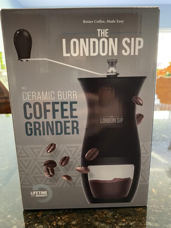 The London Sip Manual Ceramic Burr Coffee Grinder