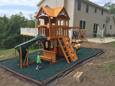 summerstone cedar summit playset