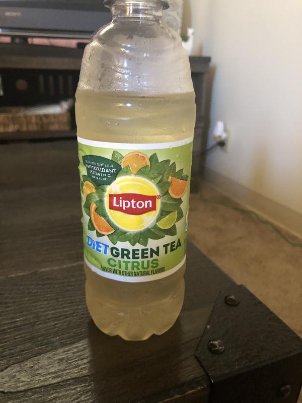 Diet Lipton Green Tea, Citrus (12 Count, 16.9 Fl Oz Each) : Grocery &  Gourmet Food 
