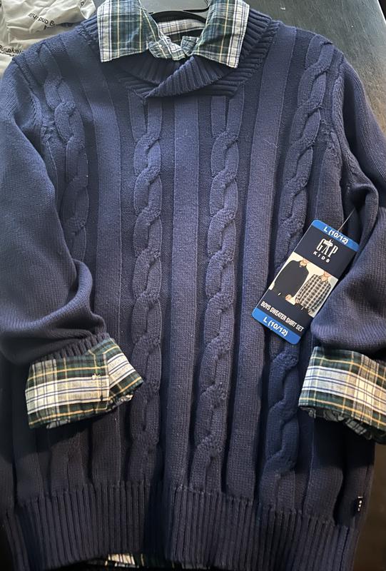 Gap Kids Boys Sweater Shirt Set Sam s Club
