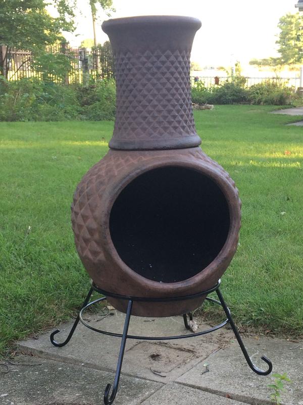 Member S Mark 42 Clay Chiminea Sam S Club