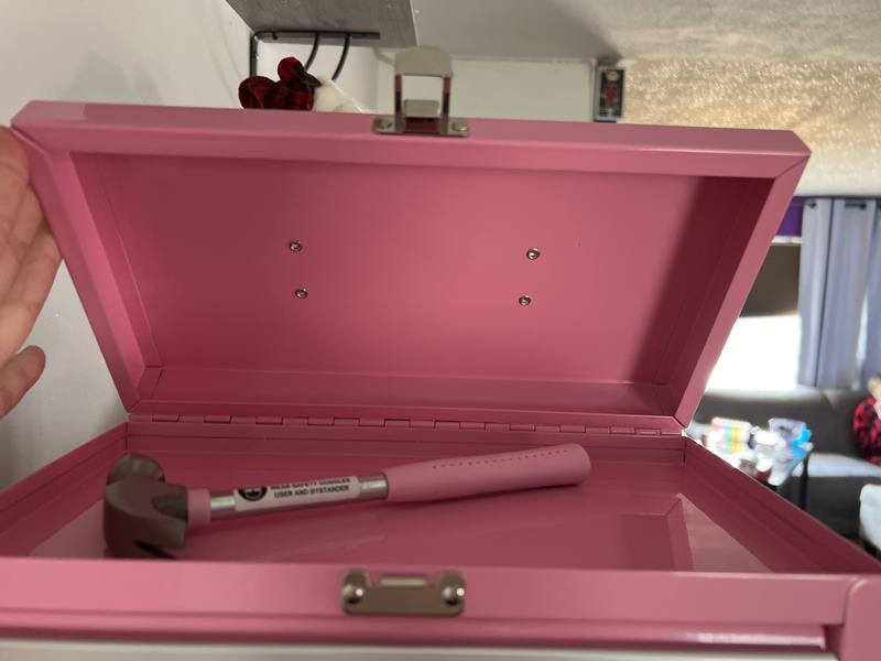 Pink Toolbox- yes please!!!  Tool chest, Pink tool box, Portable