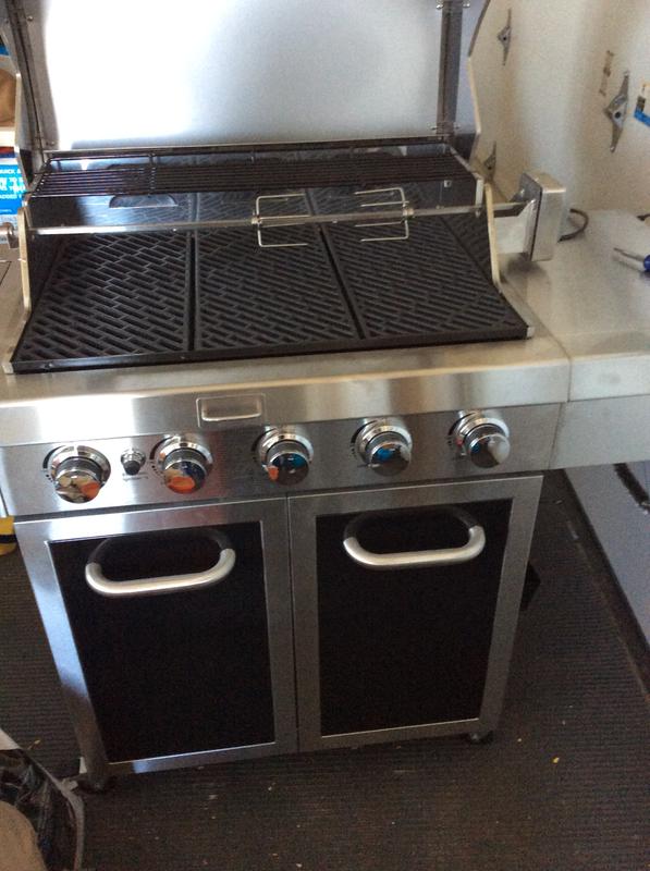 5 burner members mark grill