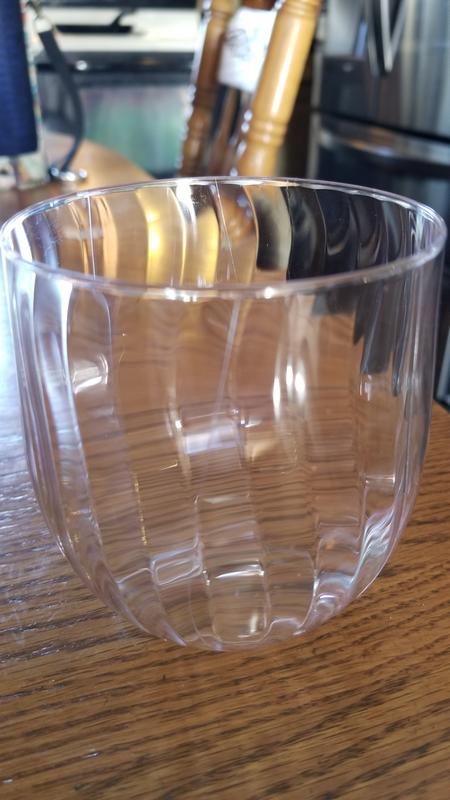 HMF these glasses from Sam's Club around a decade ago. They are Ello brand.  6.5 inches tall and 3 inches in diameter. All I can find now from them are  stemless wine