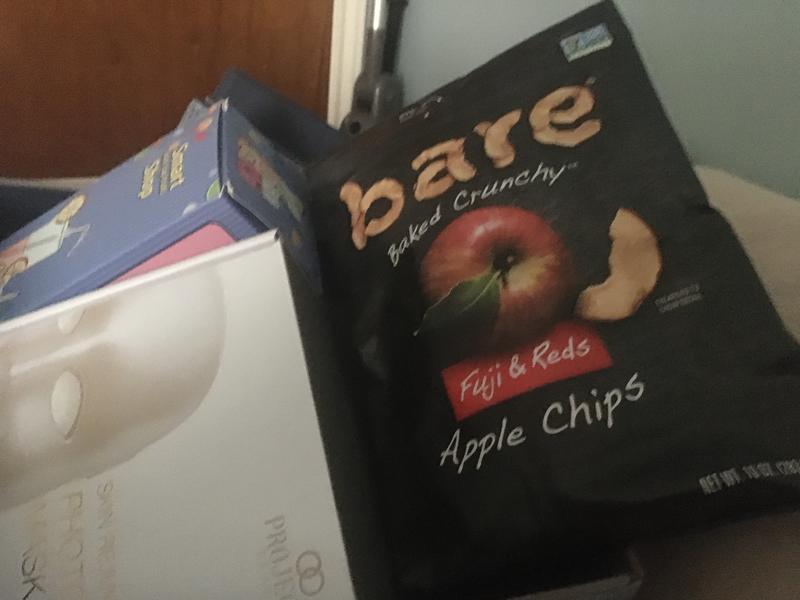 Bare Smartfood Baked Crunchy Apple Chips, Organic, Fuji & Reds - 3 oz