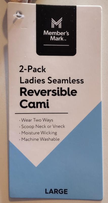 Member's Mark Ladies 2 Pack Seamless Reversible Cami - Sam's Club